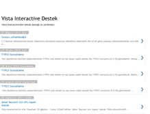 Tablet Screenshot of destek.vista-interactive.com